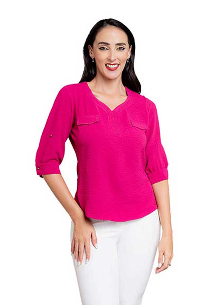 Blusa Rosa – Manga 3/4