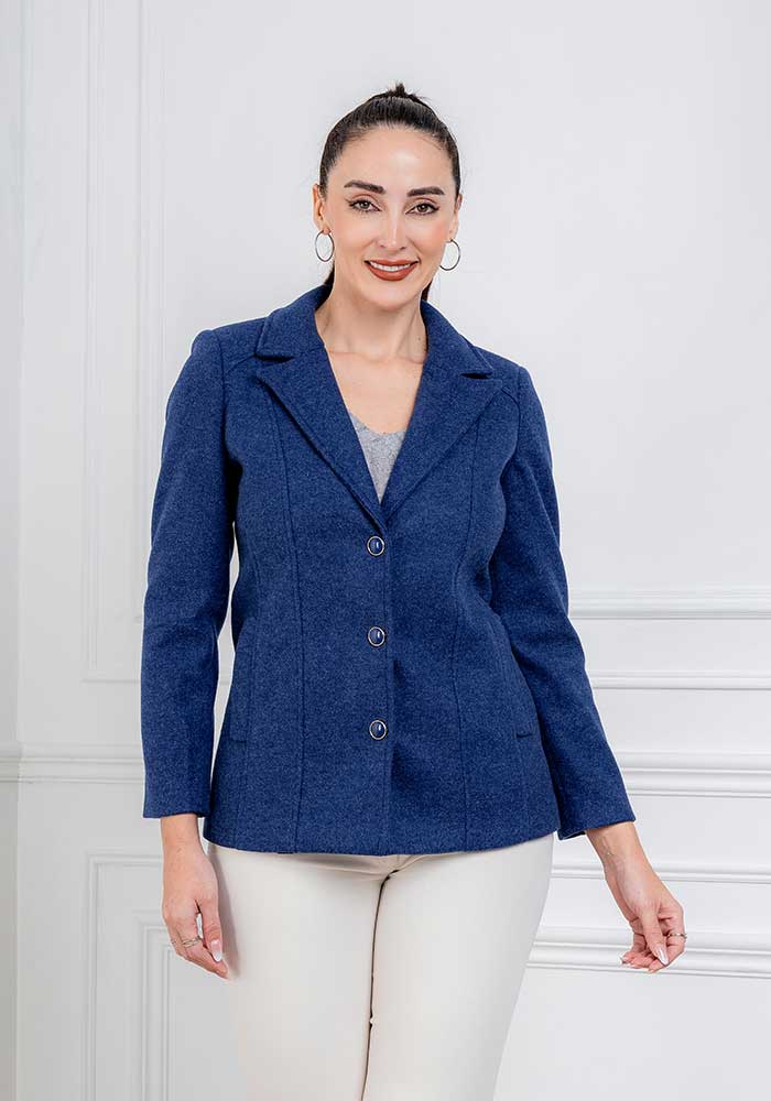 Abrigo Brisa Color Azul Acero