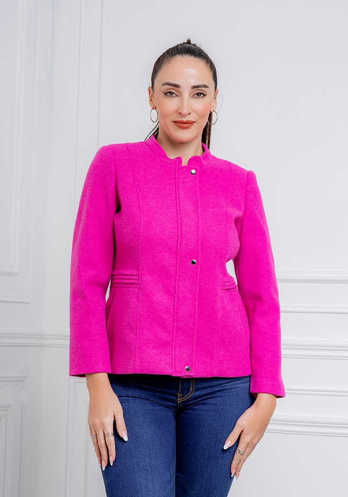 Abrigo Frozen Fucsia