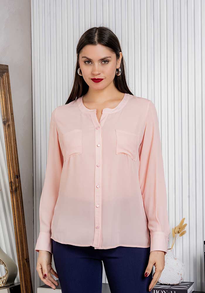 Blusa Belen Rosado Gasa