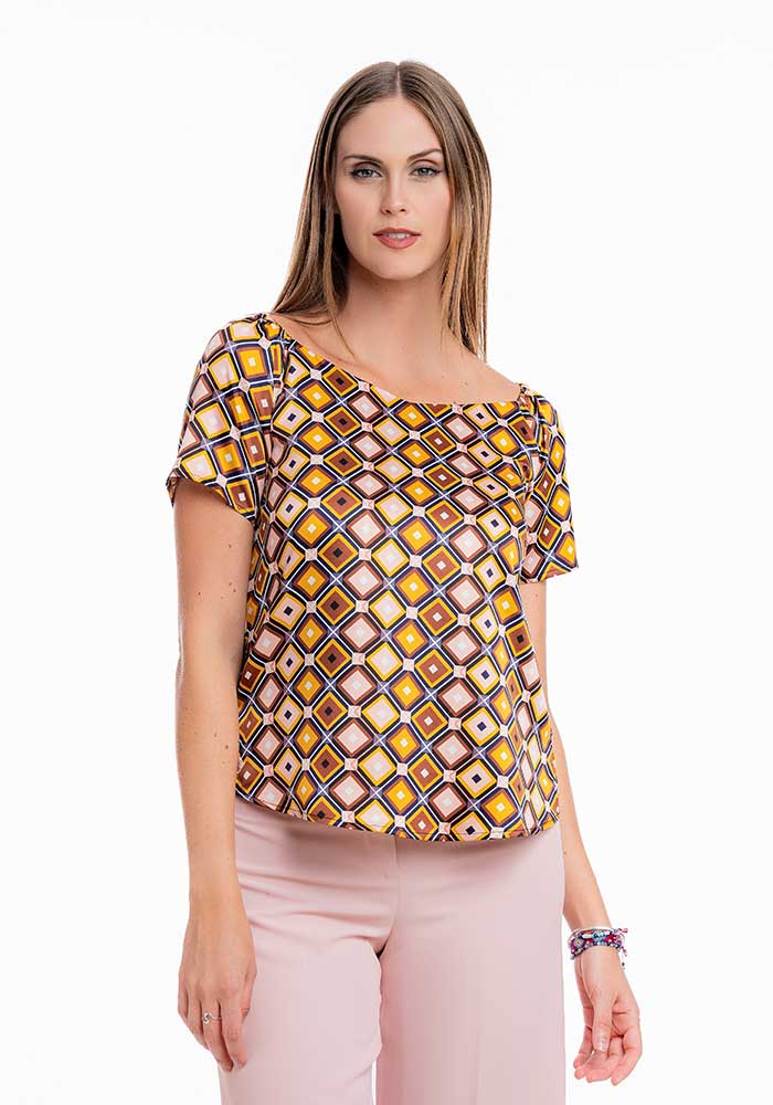 Blusa Diana Mostaza